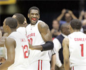 Greg Oden's big second half helped the Buckeyes pull away from Memphis and into the Final Four