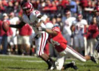 Antonio Smith sacks IU QB Kellen Lewis