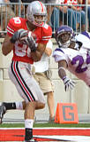 Brian Robiskie  had three catches against Northwestern which all went for scores.