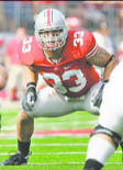 In this Sept. 22, 2007 file photo, Ohio State linebacker James Laurinaitis gets ready for a snap during a college football game against Northwestern in Columbus. As he traveled the country for various award and all-star banquets, Laurinaitis appreciated all the attention. But he'd trade all of the personal plaudits for a national championship ring. Ohio State will play LSU in the BCS National Championship game in New Orleans on Jan. 7, 2008.