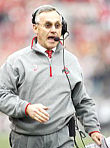 This is usually about the most animated you'll see Ohio State coach Jim Tressel on the sideline