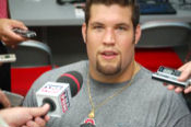 Alex Boone not only trimmed up his hair but also is listed 13 pounds lighter than last year after grueling offseason workouts. 