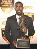 Malcolm Jenkins was honored as the best defensive back in college football this season when he was awarded the Thorpe Award on Thursday.