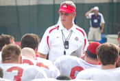 Jim Tressel and the Buckeyes held their first practice Monday afternoon. 