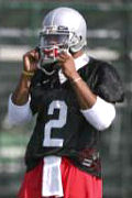 When freshman Terrelle Pryor first came out to practice, he wasn't wearing a black jersey that lets teammates know not to hit him.