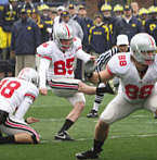 Ohio State kicker Ryan Pretorius in action against TSUN