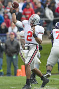 OSU quarterback Terrelle Pryor in action against Northwestern-November 8, 2008 (Photo: Dan Harker, The Ozone)