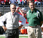 Head Coaches: OSU's Jim Tressel and MSU's Mark Dantonio