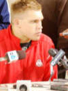 Ohio State Senior Captain Kirk Barton Meets the media Sunday December 2, 2007