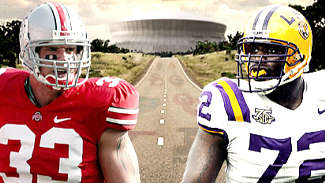No. 1 Ohio State and No. 2 LSU will meet for the BCS title on Jan. 7 in the Superdome in New Orleans