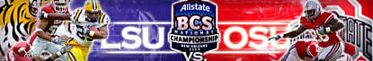 LSU vs OSU in the BCS National Championship Game January 7, 2008
