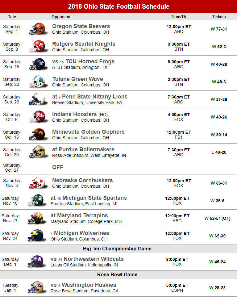 2017 Schedule