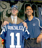 Anthony Gonzalez and Tony Dungy