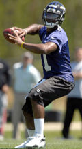Troy Smith at Ravens Rookie Camp