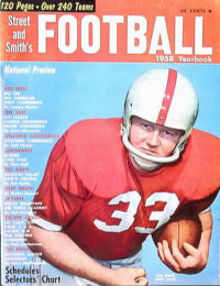 Ohio State's Bob White on the cover of Street and Smith's Football Yearbook