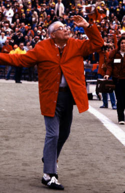 Coach Woody Hayes, Head Coach Ohio State Buckeyes 1951-1978 the man all other OSU coaches are measured against